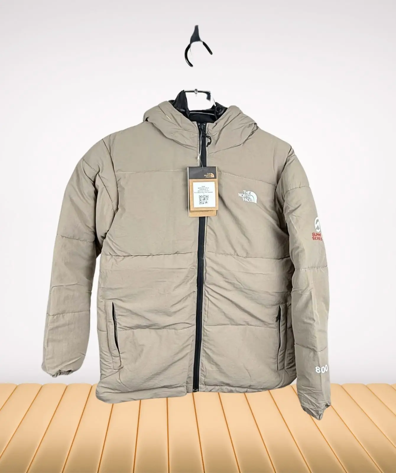North Face Blue Light (3) The North Face Padding Jacekt Cream - Image 1