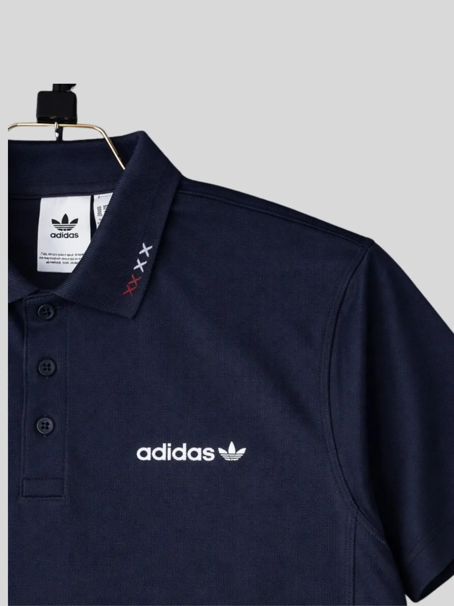 Original Adidas T-Shirt Navy Blue - Image 4