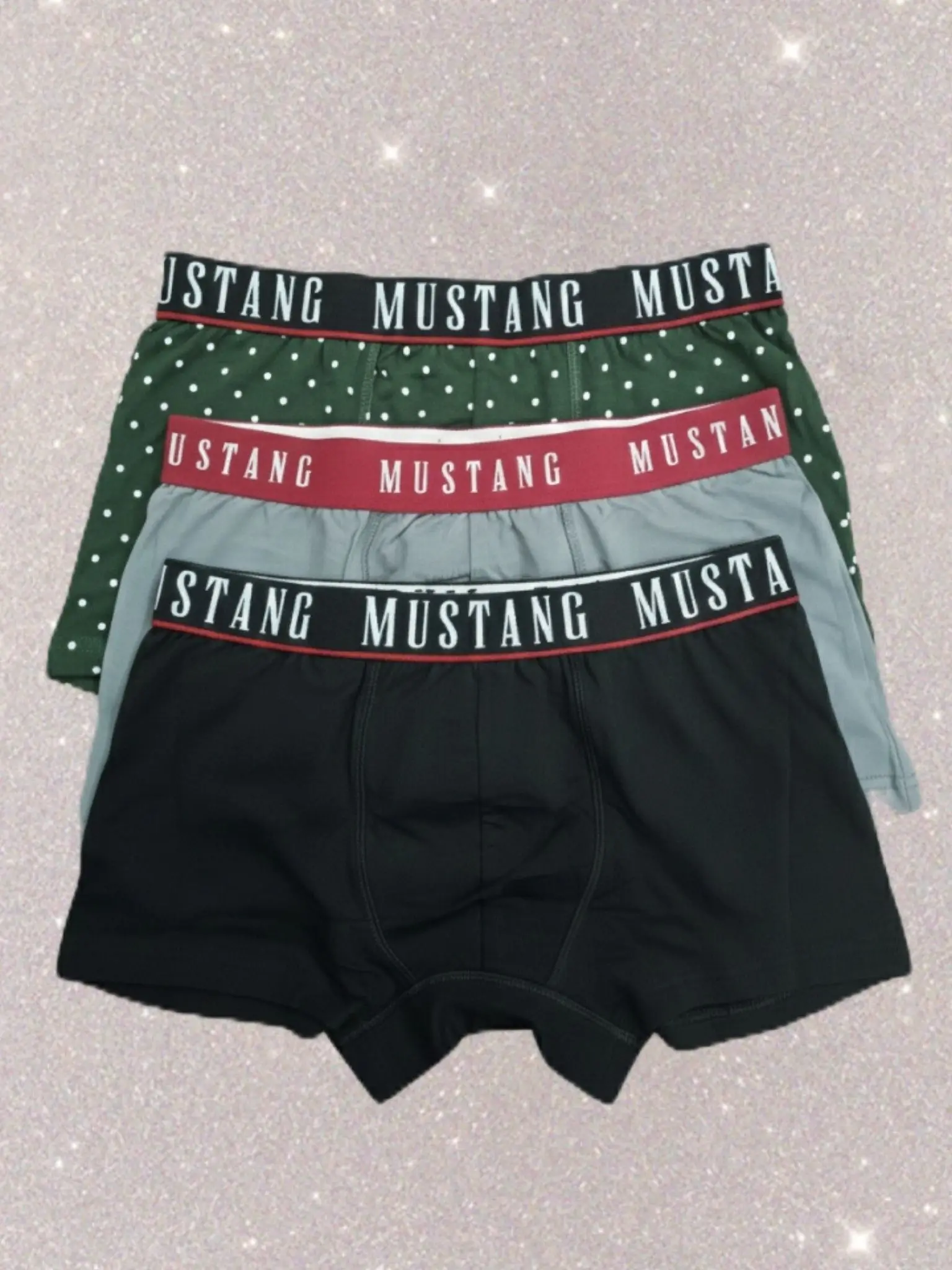 Mustang Men’s Premium Boxer 3pc - Image 1